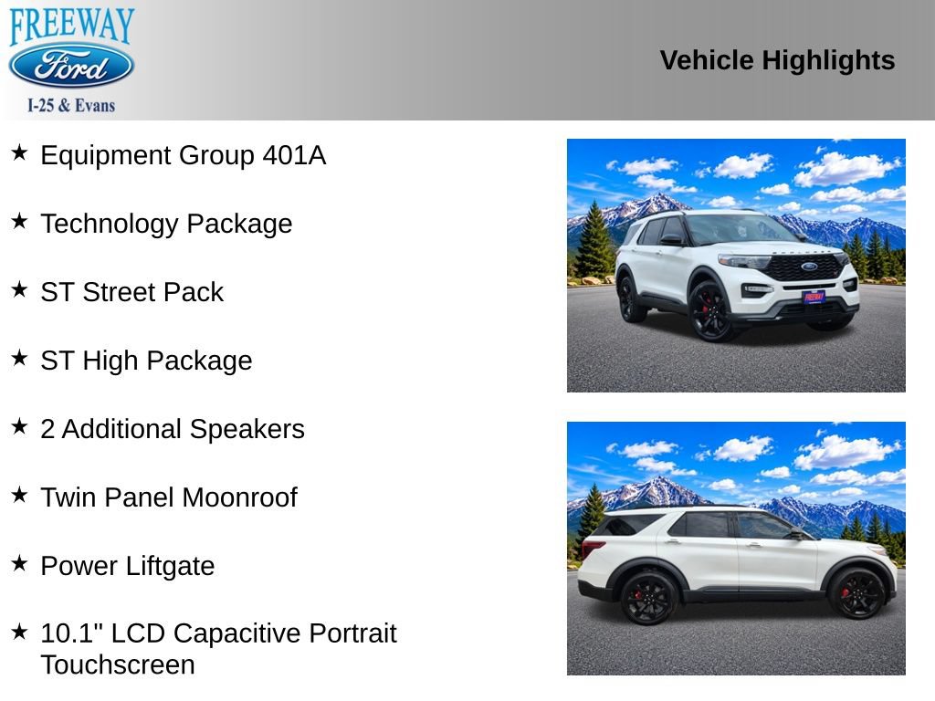 Certified 2024 Ford Explorer ST w/ Equipment Group 401A AWD/4WD image 4