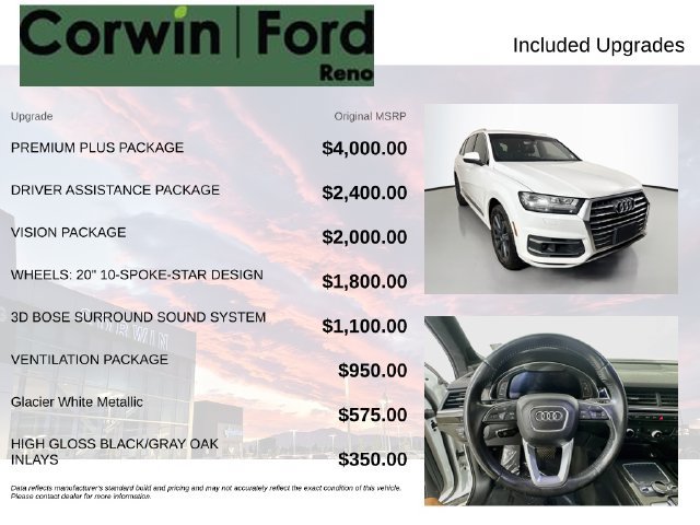 Used 2017 Audi Q7 2.0T Premium Plus w/ Premium Plus Package AWD/4WD image 3