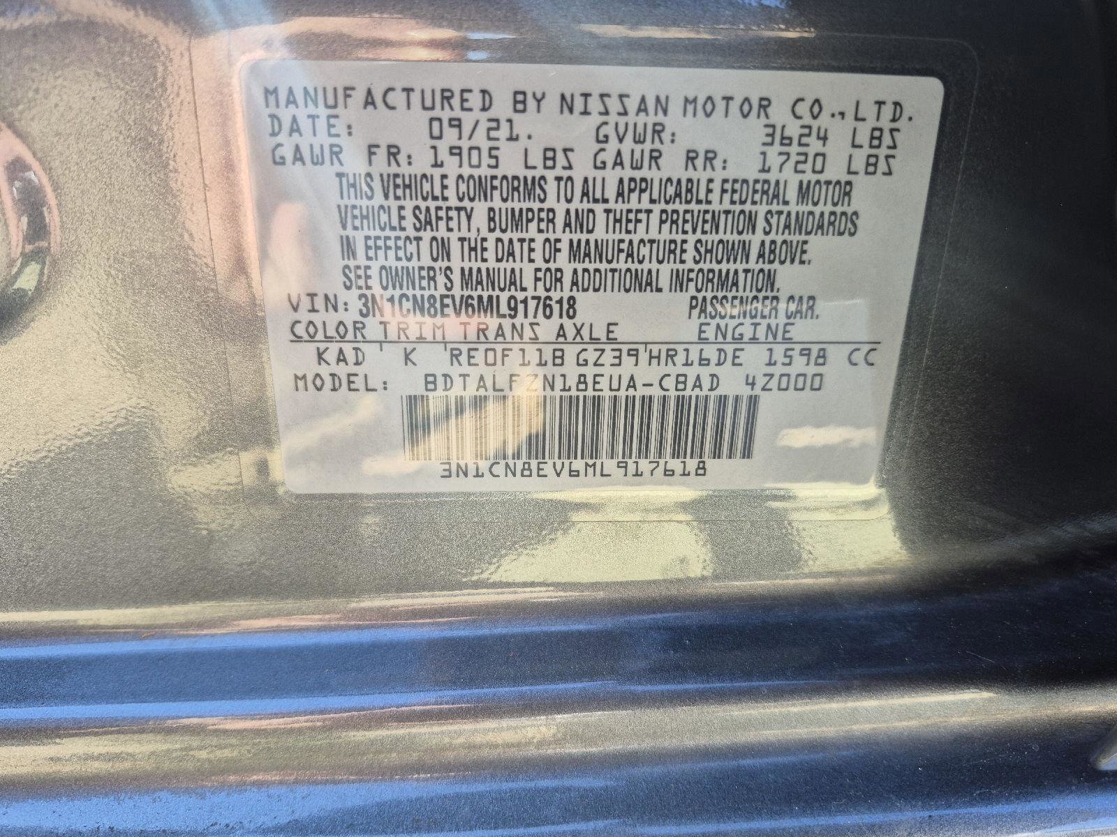 Used 2021 Nissan Versa SV image 23