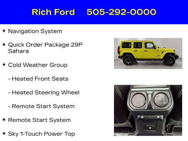 Used 2023 Jeep Wrangler Unlimited Sahara w/ Cold Weather Group image 11