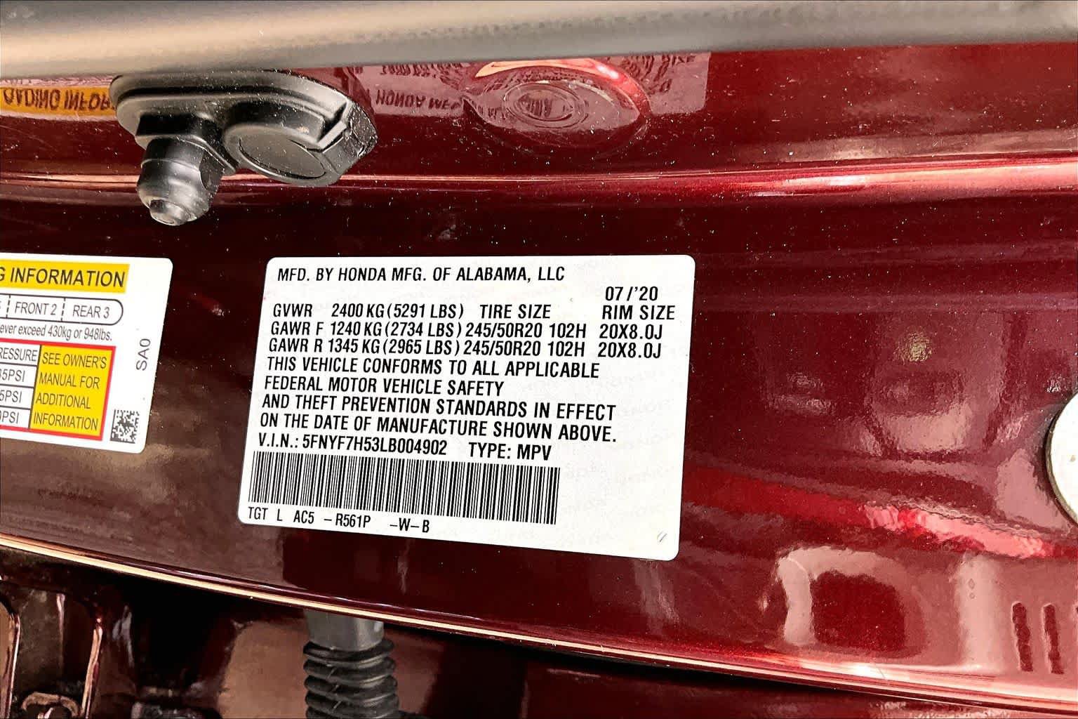 Used 2020 Honda Passport EX-L image 34