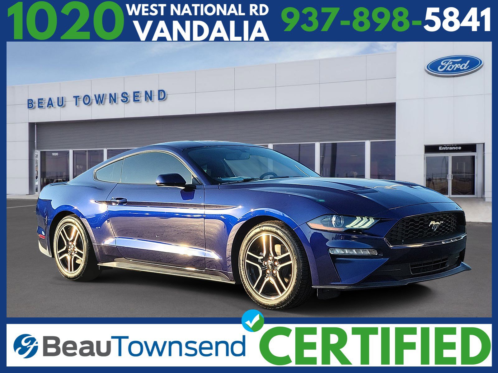 Certified 2020 Ford Mustang Coupe w/ Equipment Group 101A