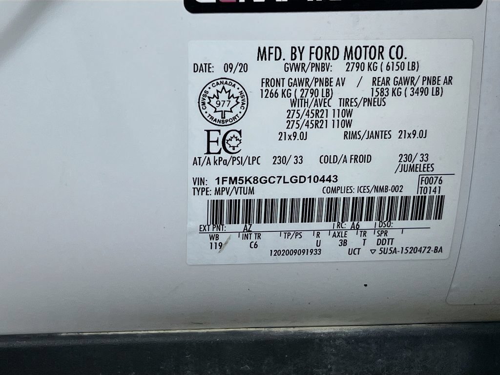Certified 2020 Ford Explorer ST w/ ST Street Pack AWD/4WD image 39