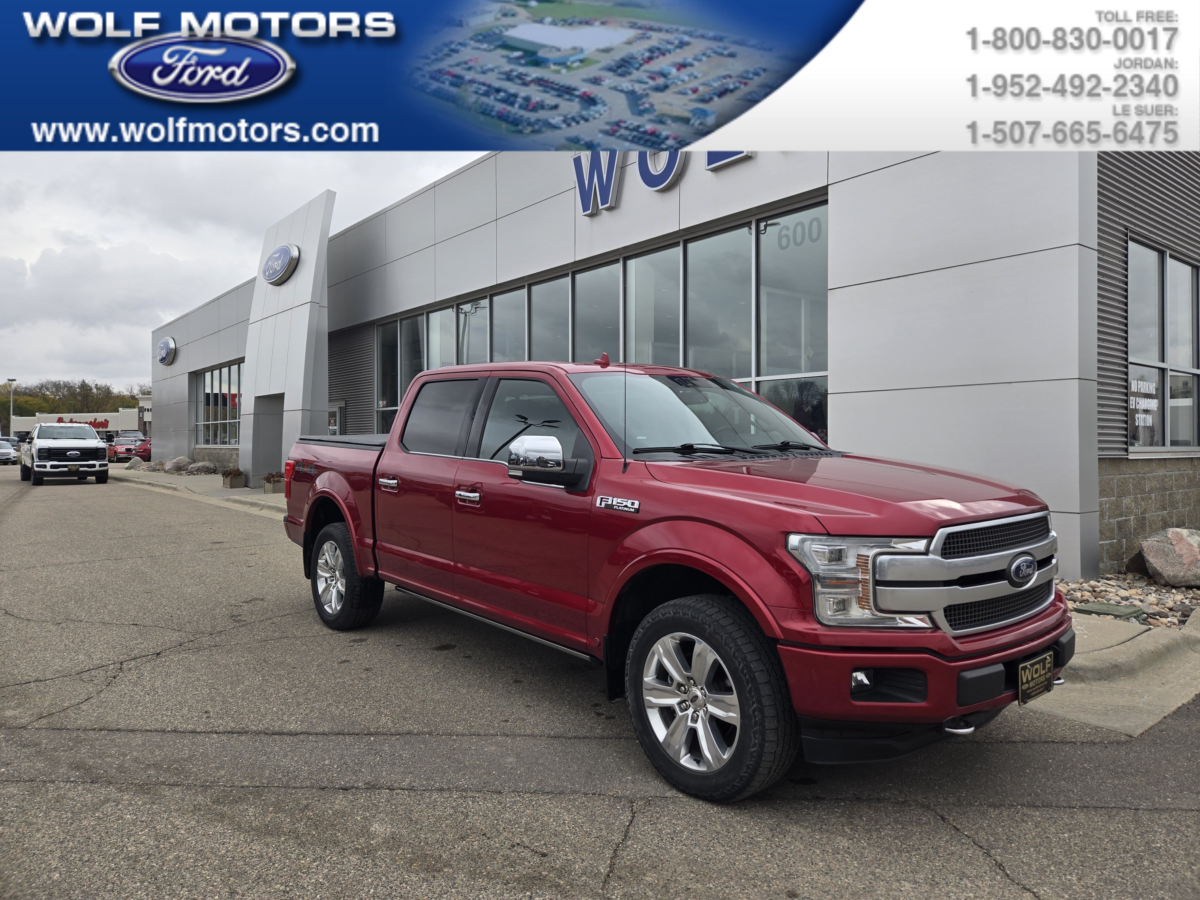 Certified 2019 Ford F150 Platinum w/ Equipment Group 701A Luxury AWD/4WD image 1