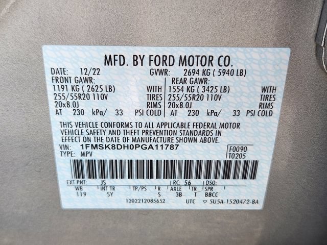 Certified 2023 Ford Explorer XLT w/ Equipment Group 202A AWD/4WD image 29