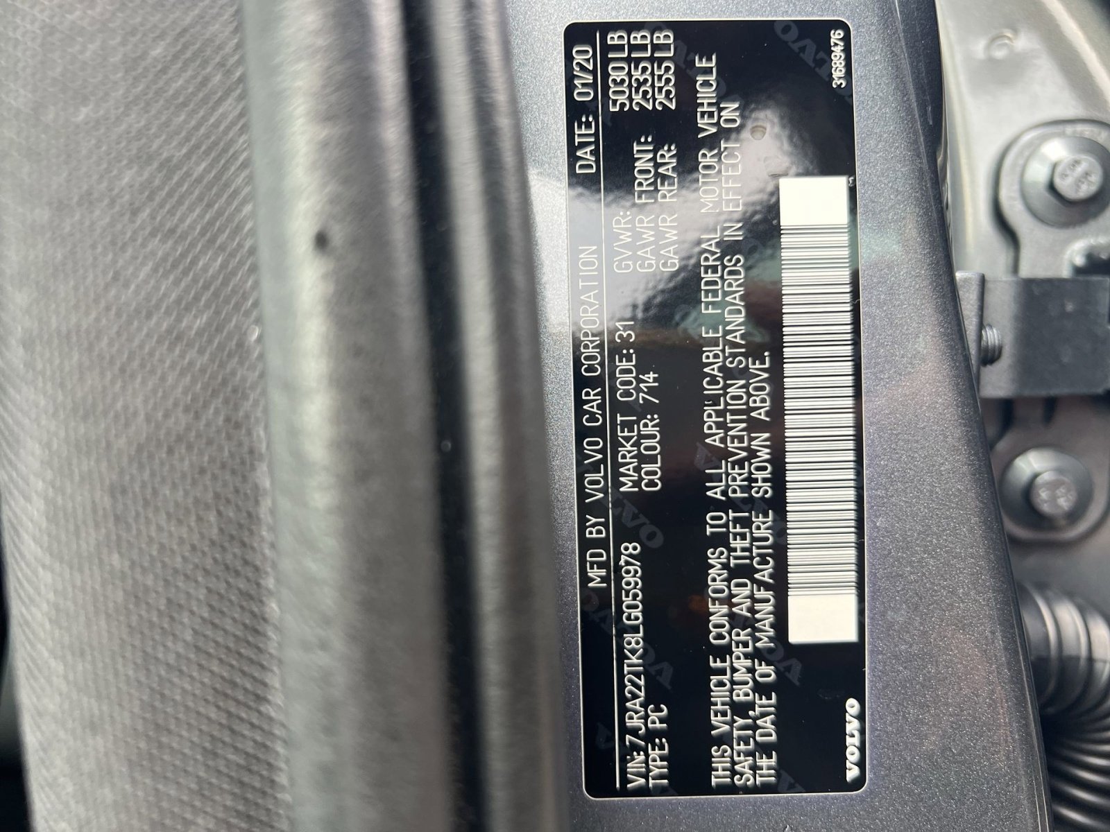 Used 2020 Volvo S60 T6 Momentum image 28