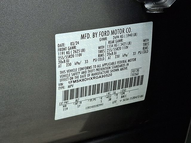 Certified 2024 Ford Explorer XLT w/ Equipment Group 202A AWD/4WD image 29