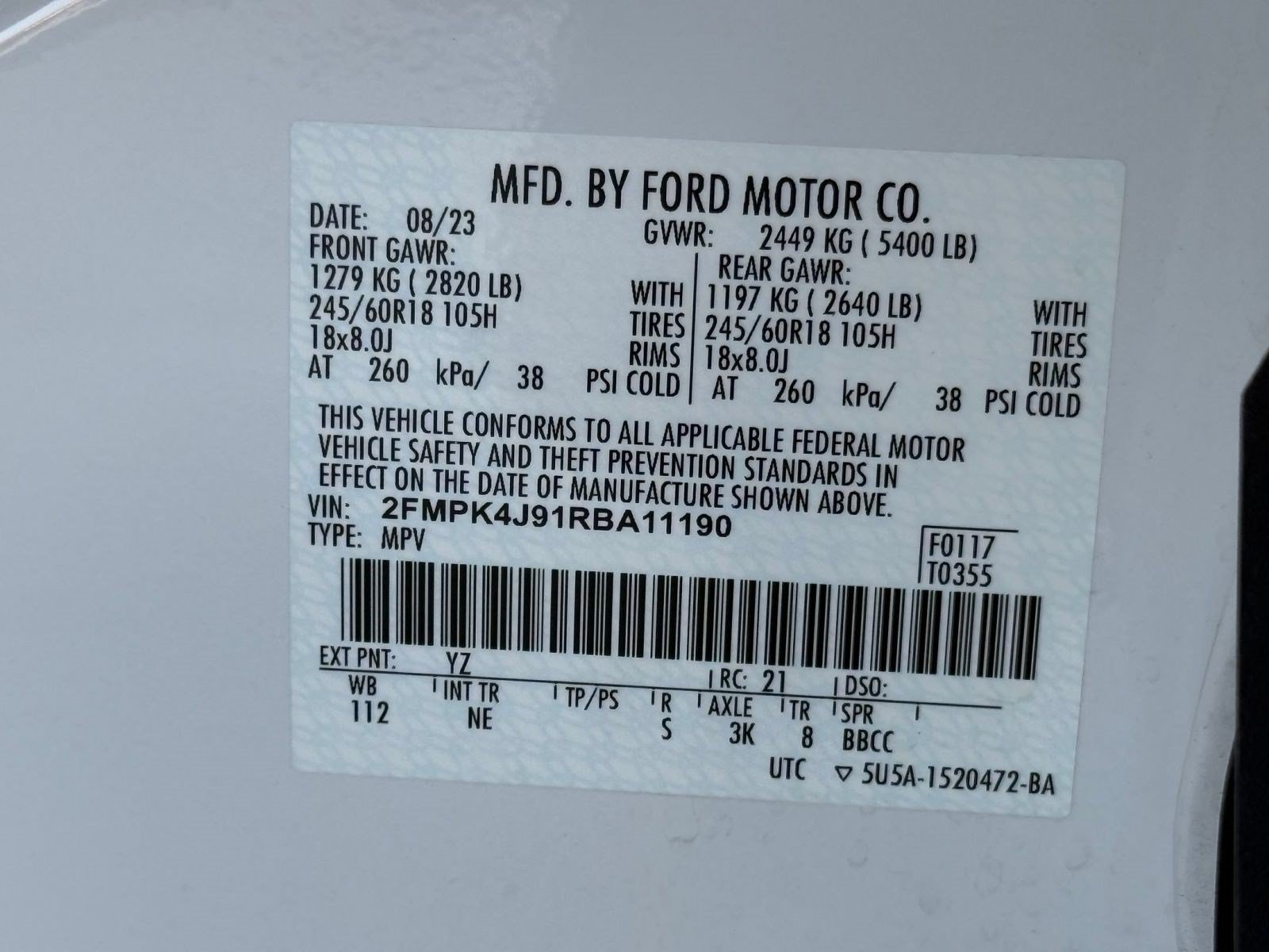 Certified 2024 Ford Edge SEL w/ Sport Appearance Package AWD/4WD image 28