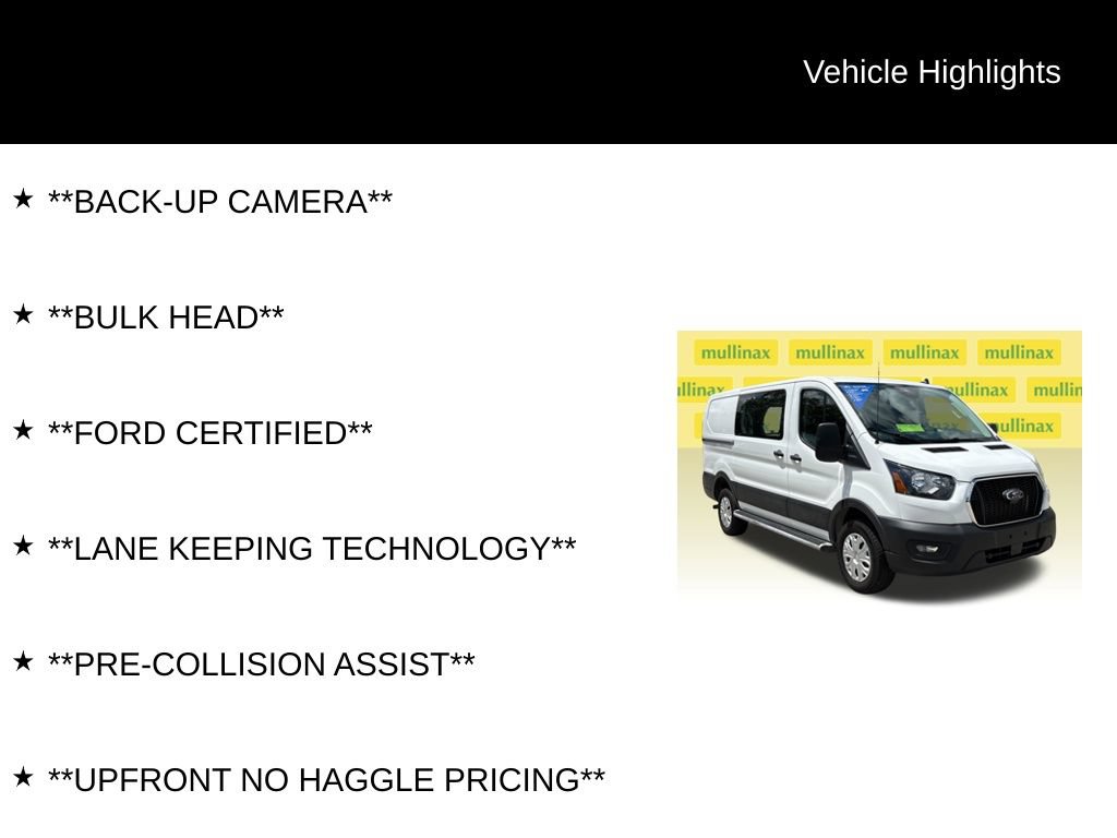 Certified 2025 Ford Transit 250 Low Roof w/ Exterior Upgrade Package RWD image 13