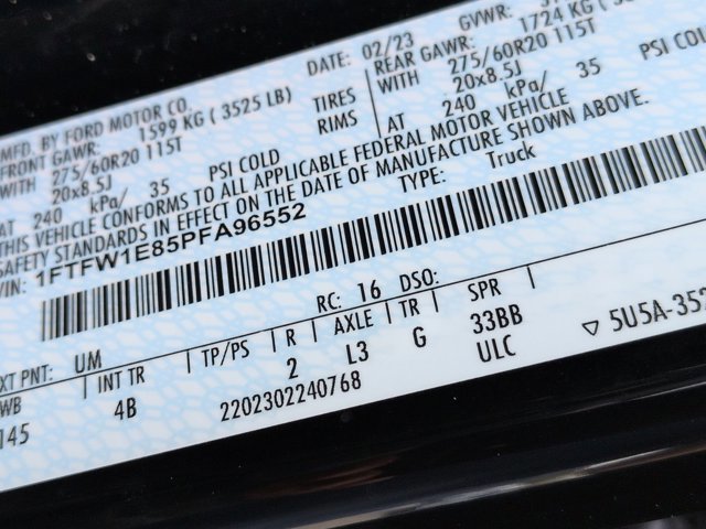 Certified 2023 Ford F150 XLT w/ Equipment Group 302A High image 37