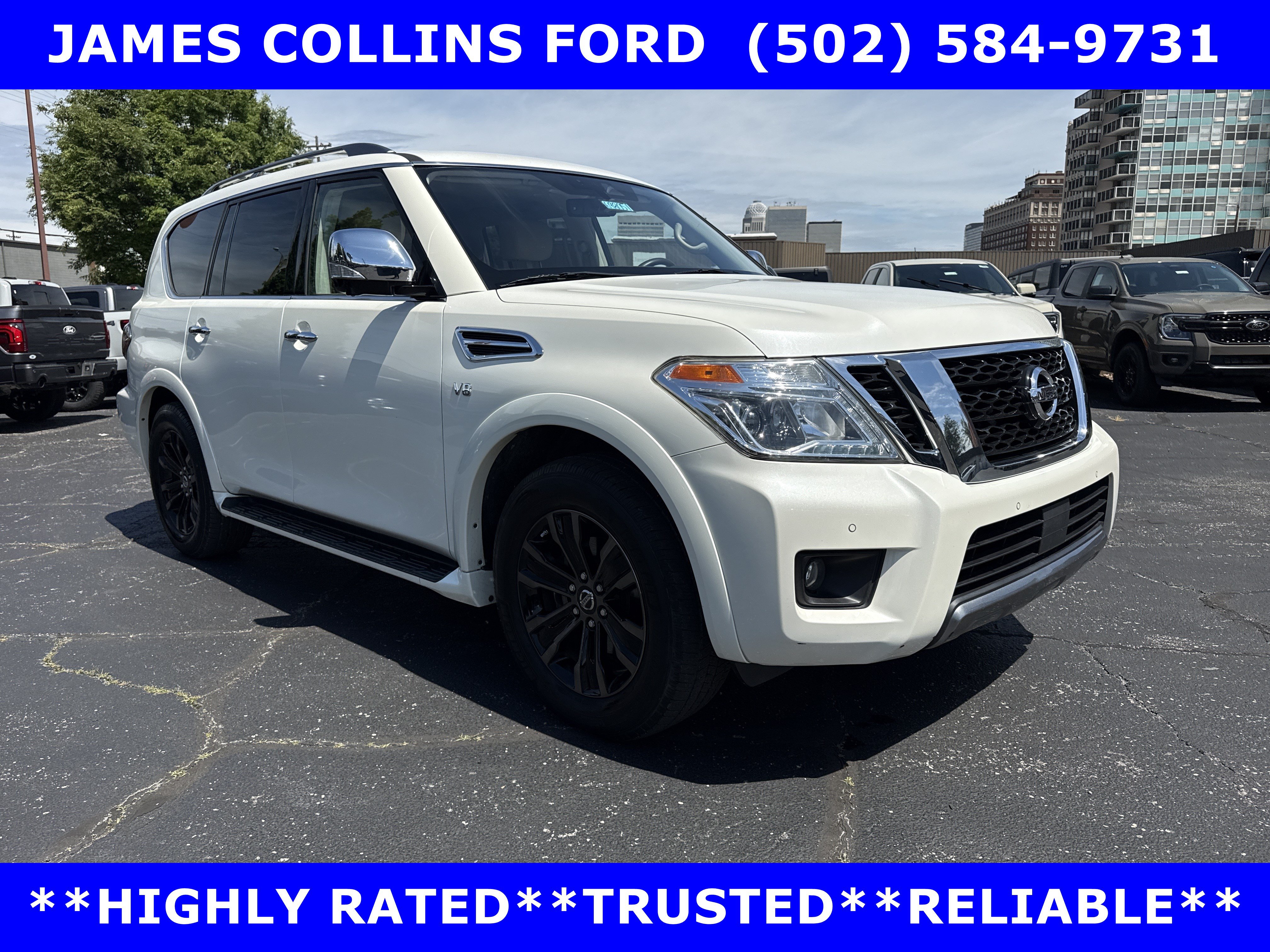 Used 2019 Nissan Armada Platinum w/ Captain's Chairs Package AWD/4WD image 4