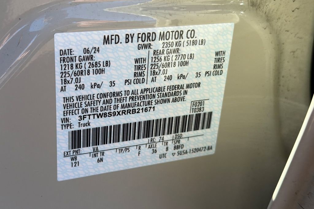 Certified 2024 Ford Maverick Lariat AWD/4WD image 27