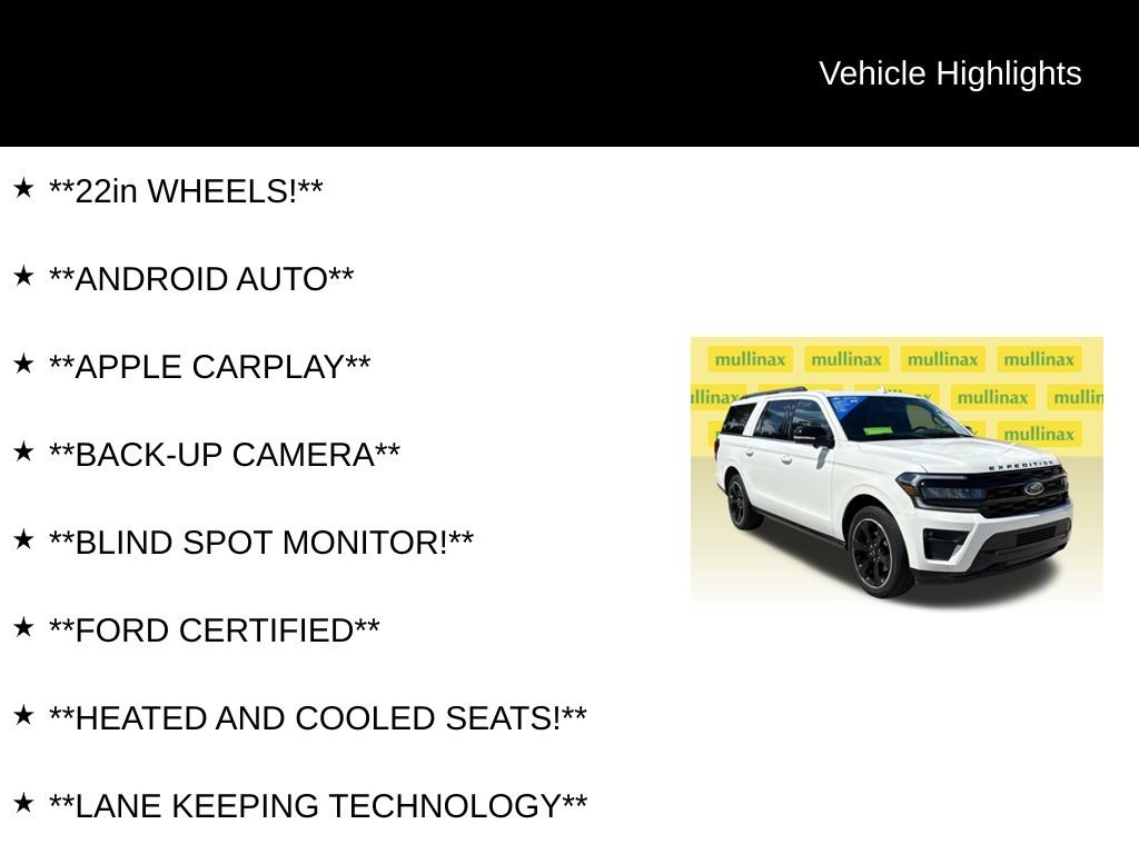 Certified 2023 Ford Expedition Max Limited AWD/4WD image 13