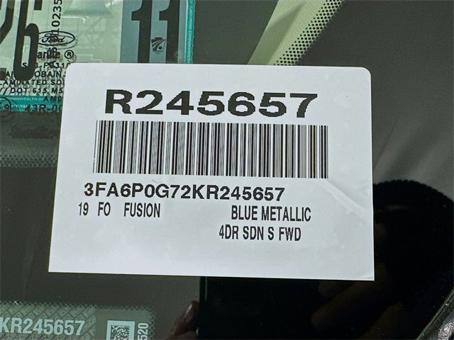 Certified 2019 Ford Fusion S image 26