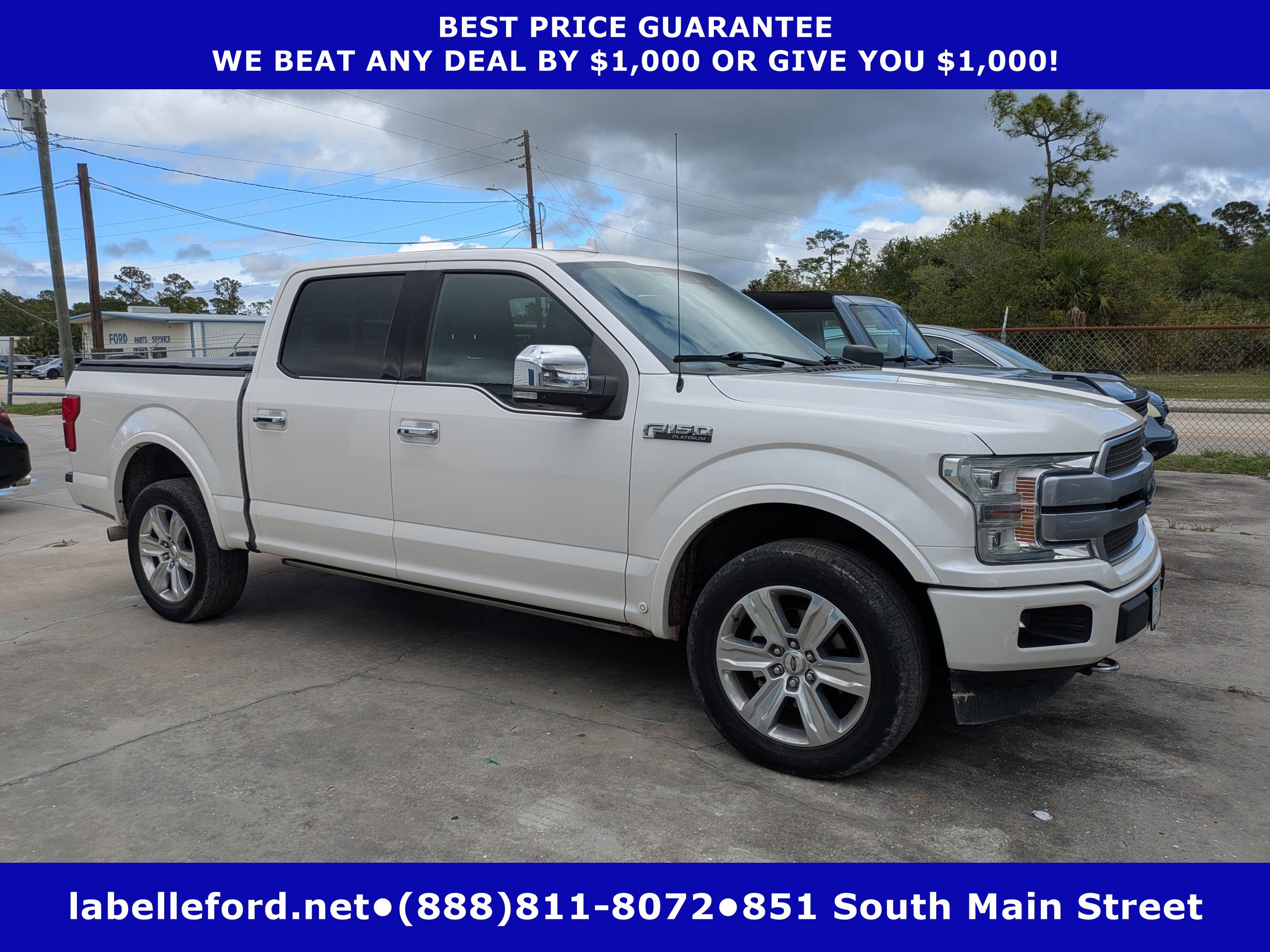 Certified 2019 Ford F150 Platinum w/ Equipment Group 701A Luxury AWD/4WD image 1