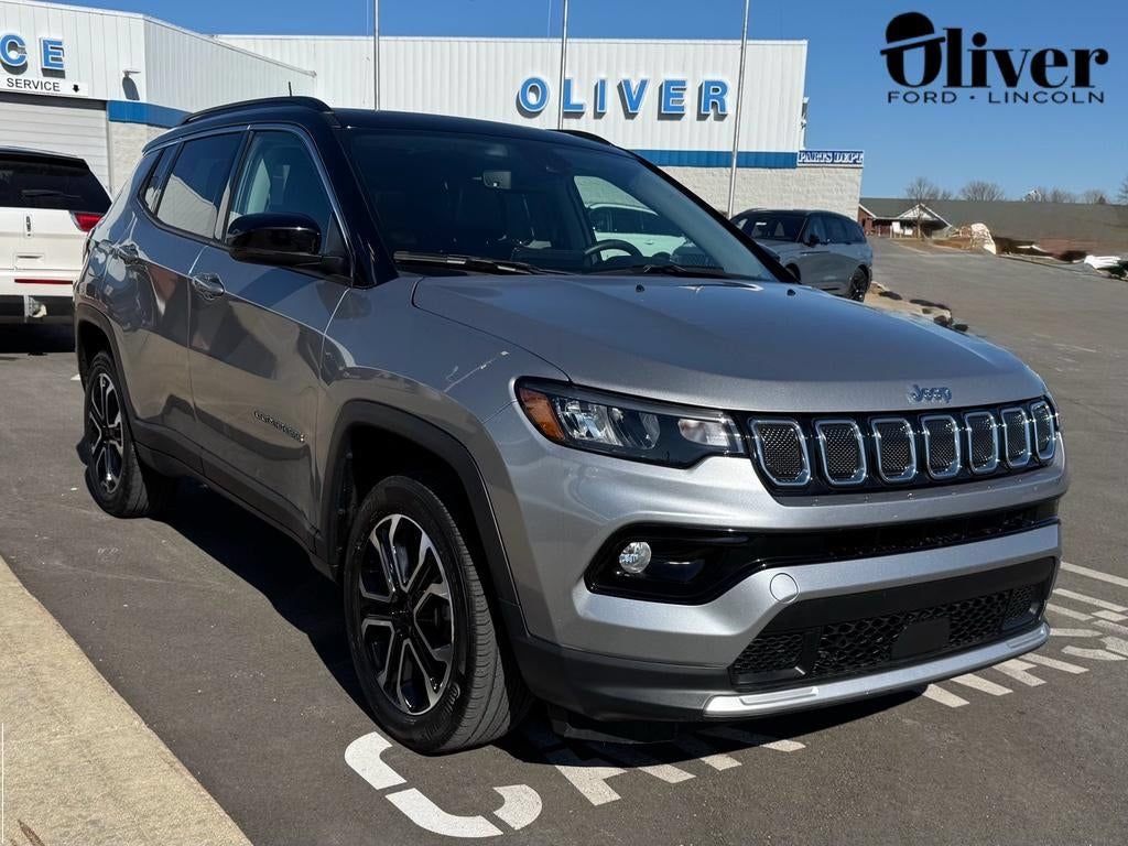 Used 2022 Jeep Compass Limited w/ Sun and Sound Group AWD/4WD image 1