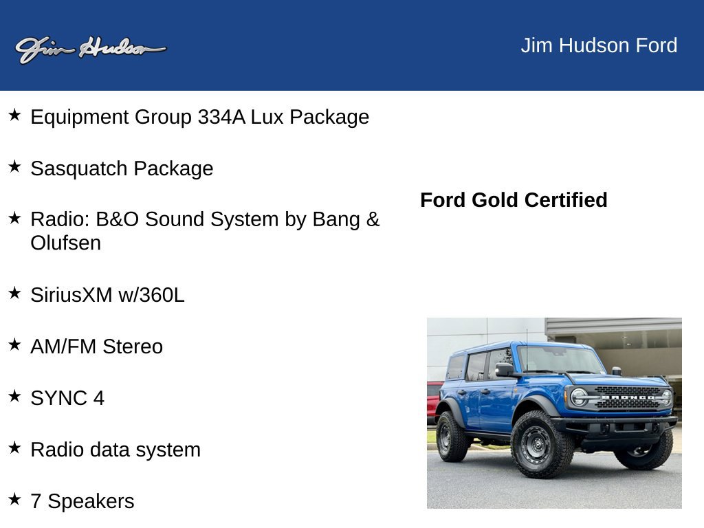 Certified 2025 Ford Bronco Badlands AWD/4WD image 12