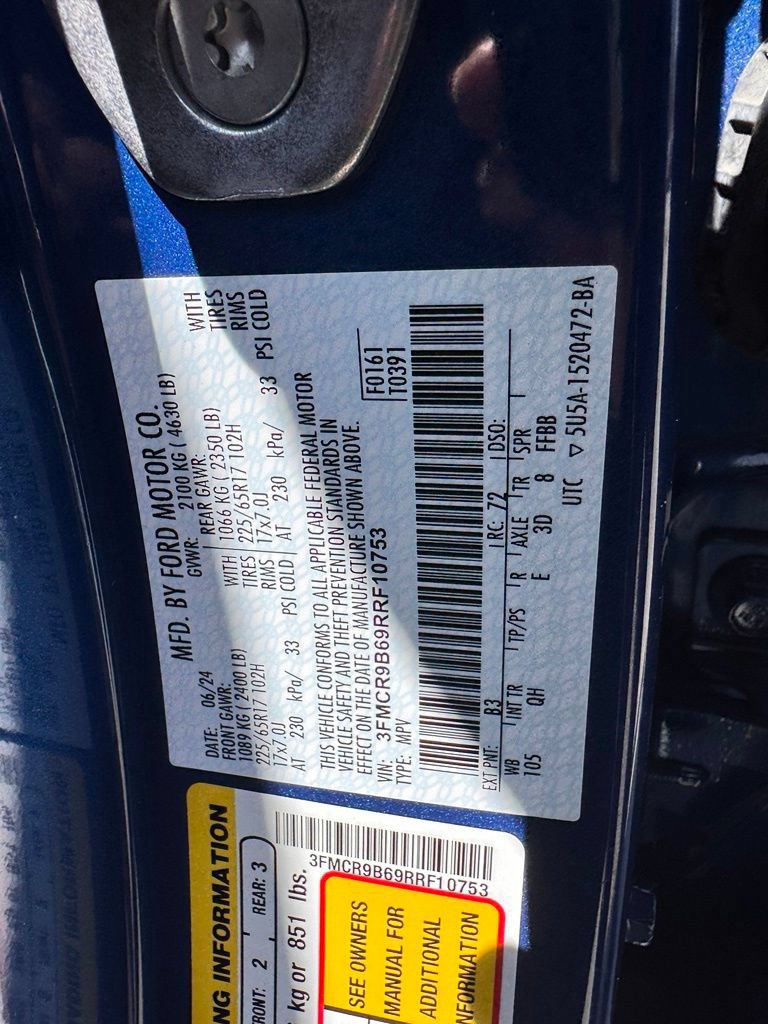 Certified 2024 Ford Bronco Sport Big Bend AWD/4WD image 30