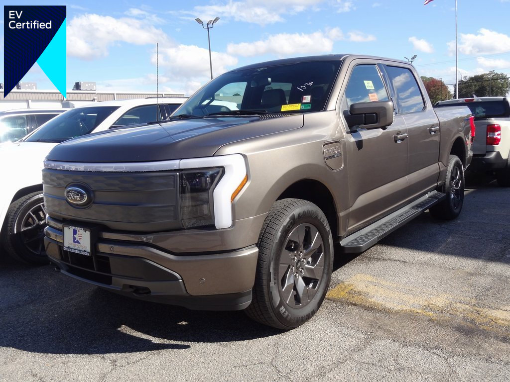 Certified 2023 Ford F150 Lightning Lariat w/ Max Trailer Tow Package image 1