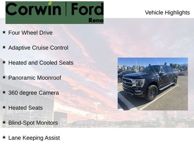 Certified 2023 Ford F150 Platinum w/ Equipment Group 701A High AWD/4WD image 7