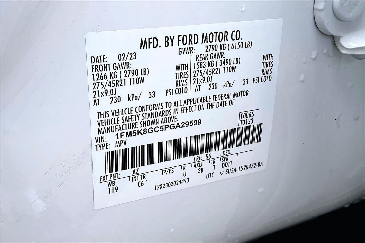 Certified 2023 Ford Explorer ST w/ Equipment Group 401A AWD/4WD image 37
