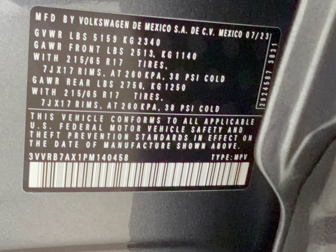 Used 2023 Volkswagen Tiguan S FWD image 32