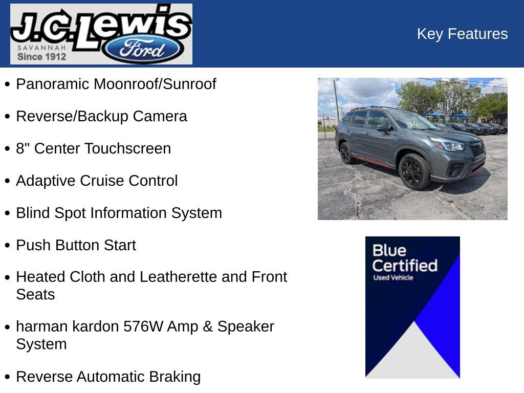 Used 2020 Subaru Forester Sport w/ Popular Package #2 AWD/4WD image 34