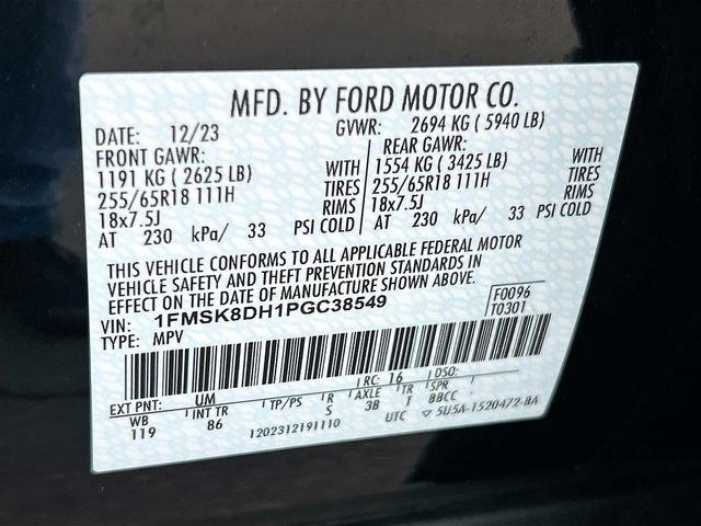 Certified 2023 Ford Explorer XLT AWD/4WD image 39