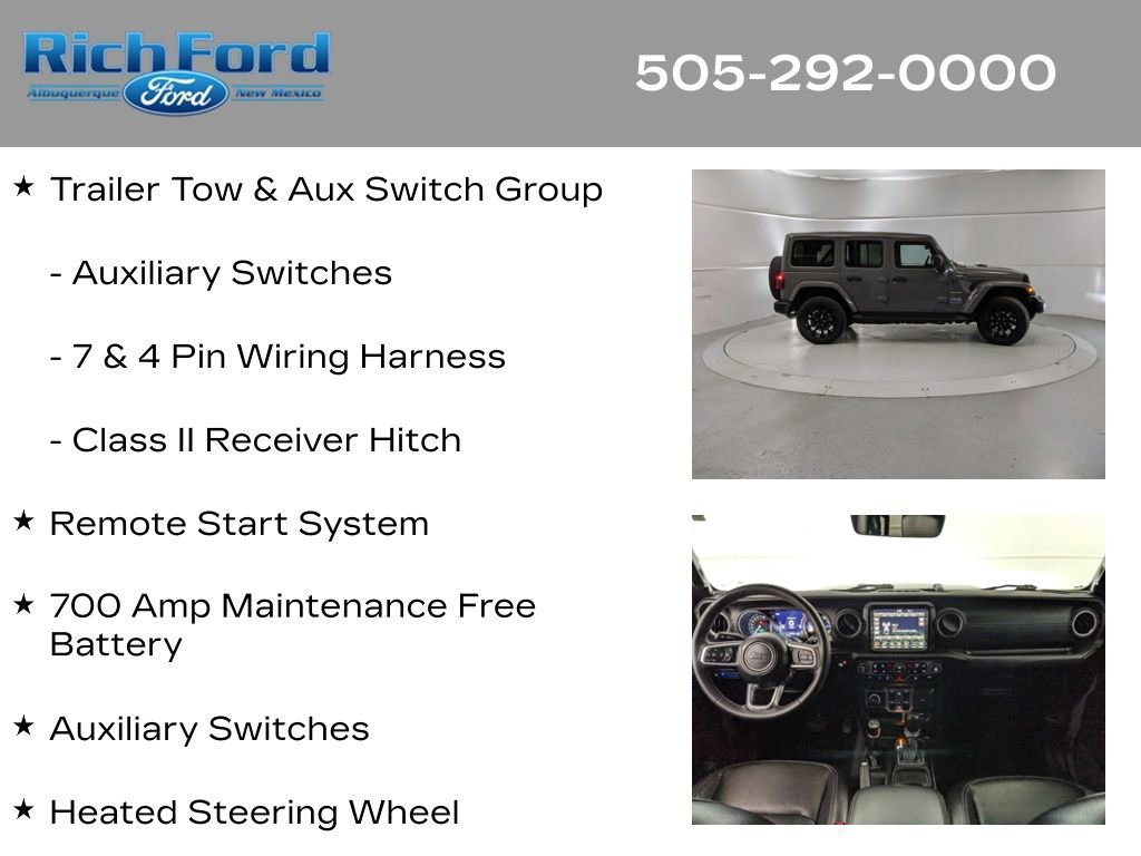 Used 2023 Jeep Wrangler Unlimited Sahara w/ Cold Weather Group image 22