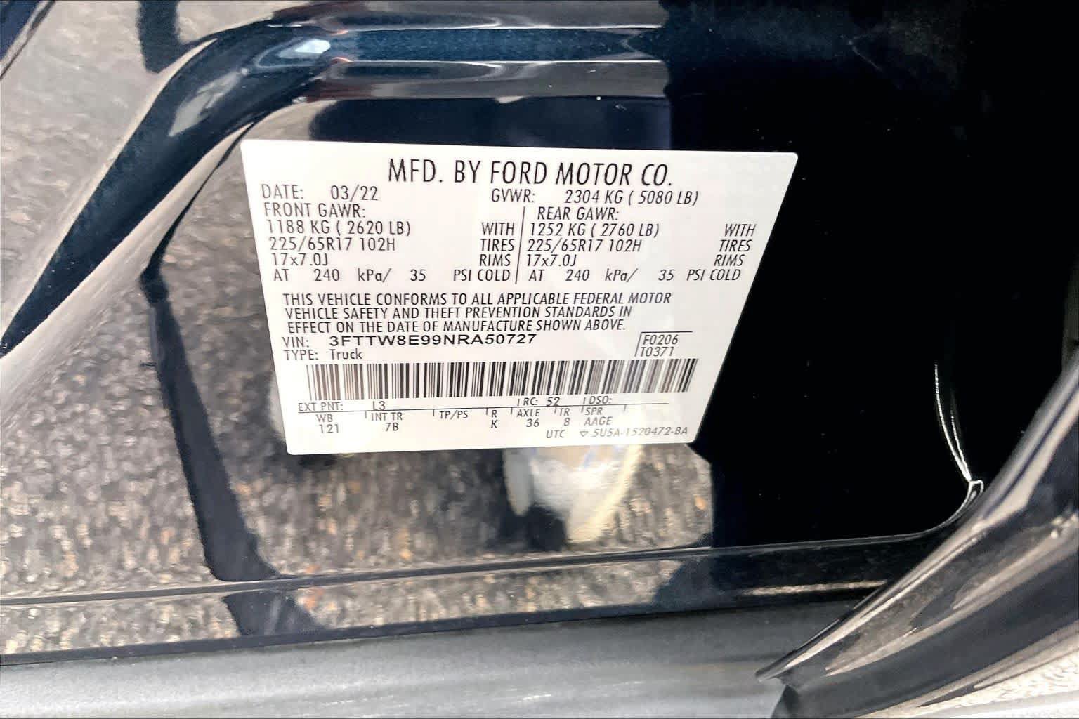 Certified 2022 Ford Maverick XLT FWD image 33