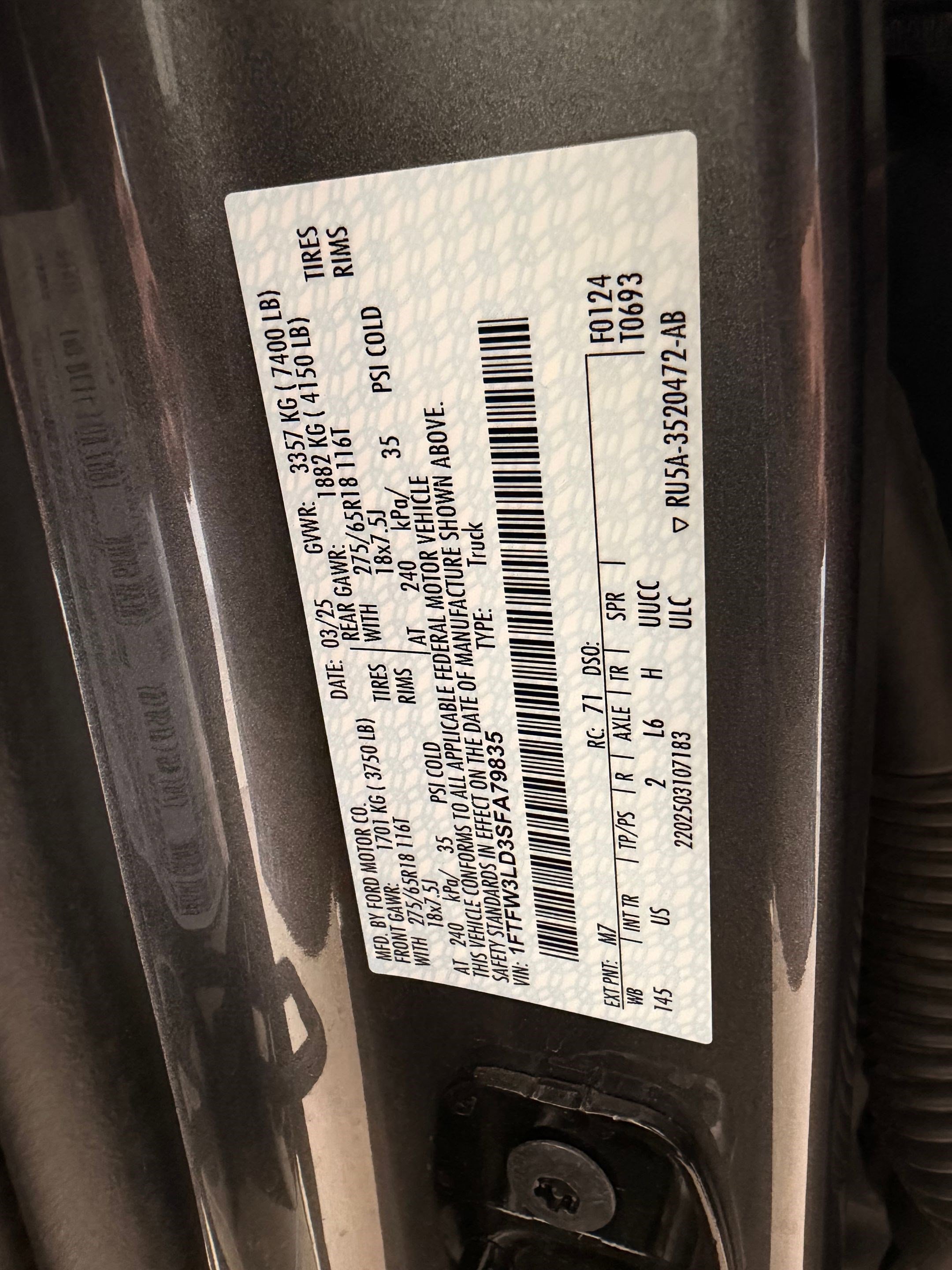 Certified 2025 Ford F150 XLT w/ Equipment Group 301A Standard image 20