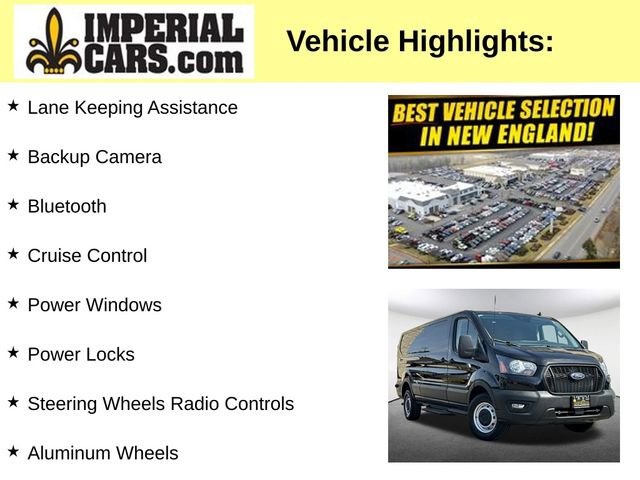 Certified 2024 Ford Transit 150 Low Roof w/ Load Area Protection Package RWD image 5