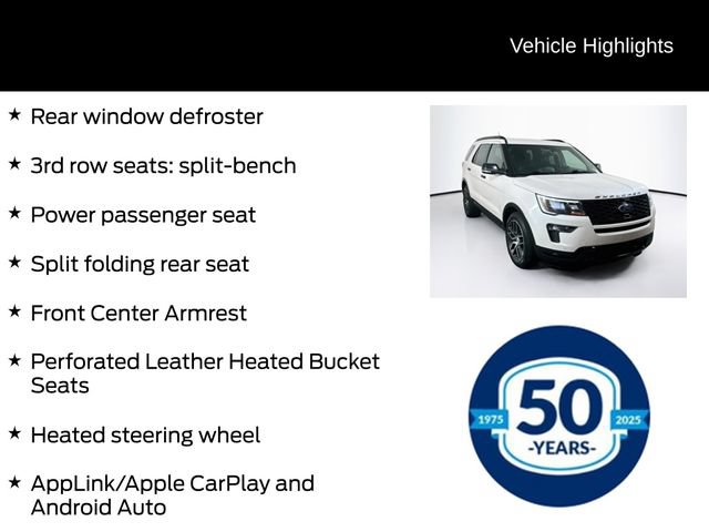 Certified 2019 Ford Explorer Sport AWD/4WD image 16