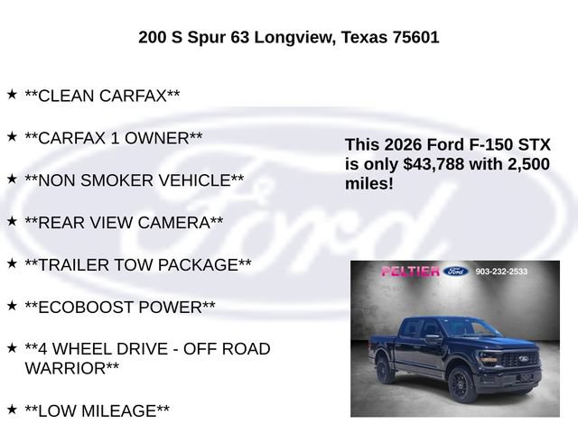Certified 2026 Ford F150 STX AWD/4WD image 10