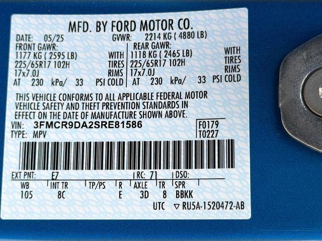 Certified 2025 Ford Bronco Sport Badlands AWD/4WD image 32