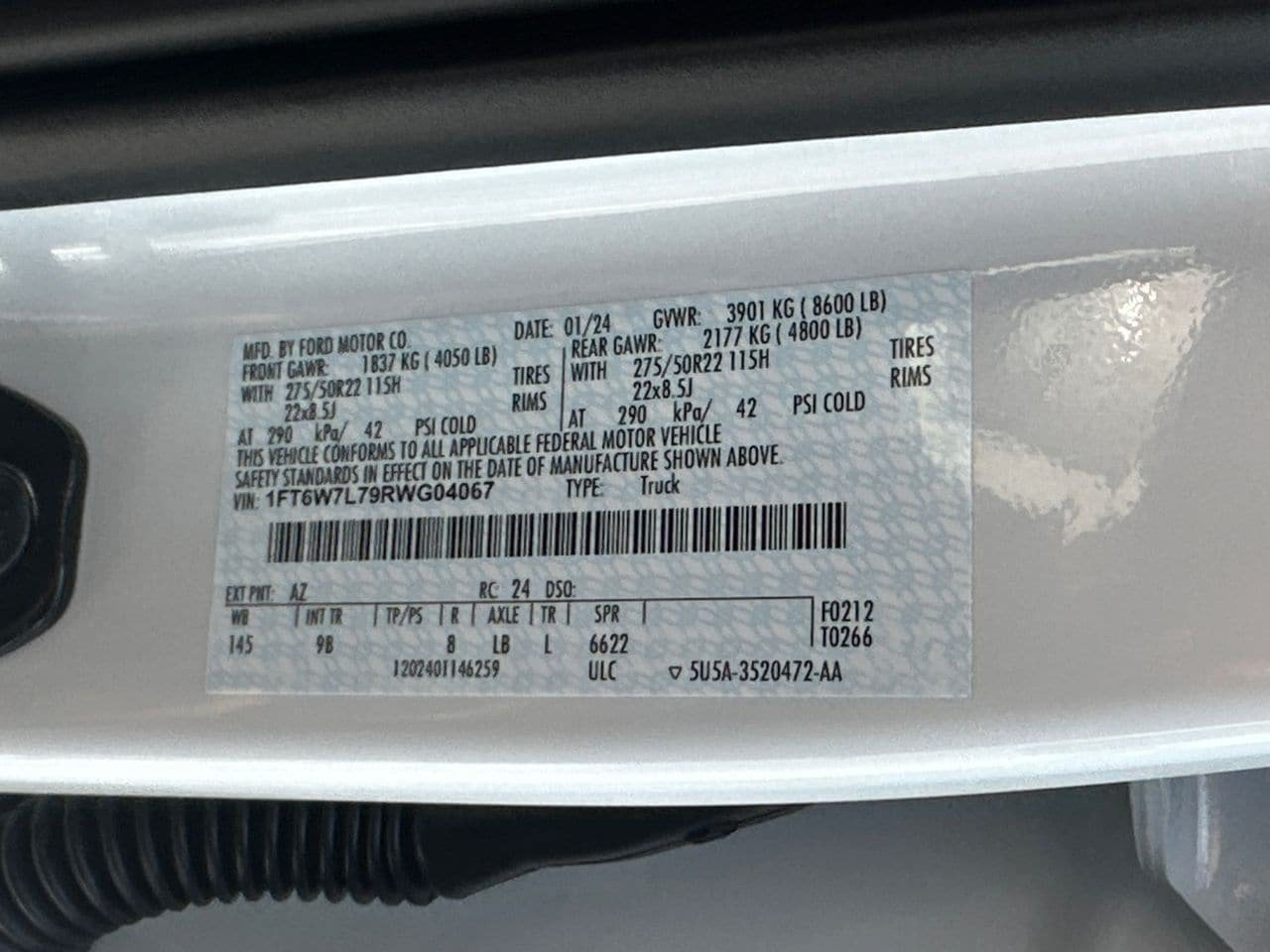 Certified 2024 Ford F150 Lightning Platinum AWD/4WD image 35