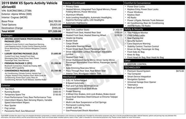 Used 2019 BMW X5 xDrive40i image 39