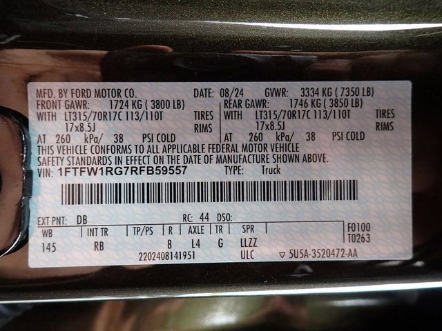 Certified 2024 Ford F150 Raptor AWD/4WD image 23