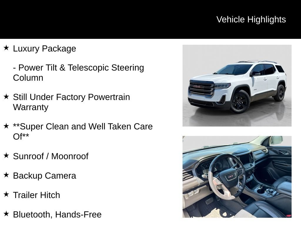 Used 2022 GMC Acadia AT4 w/ Preferred Package AWD/4WD image 22