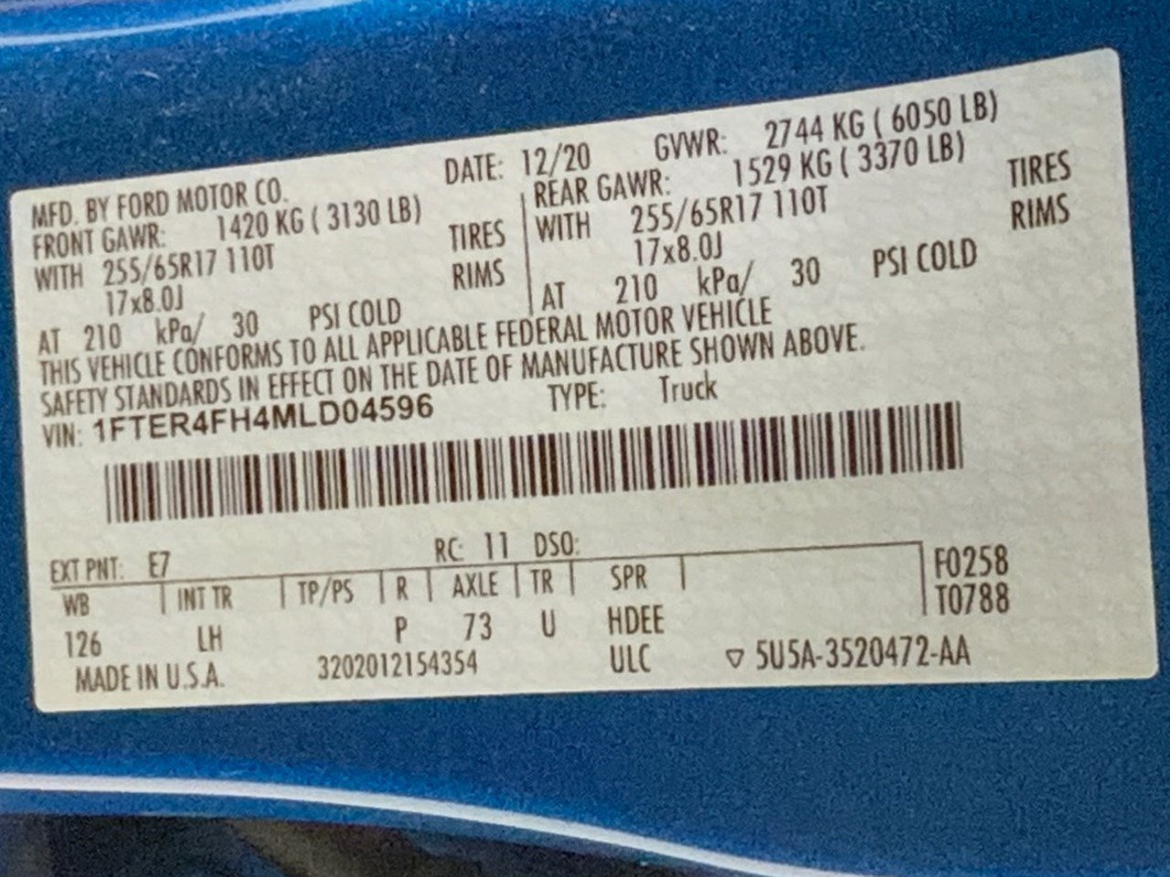 Certified 2021 Ford Ranger XLT w/ Equipment Group 301A Mid AWD/4WD image 32