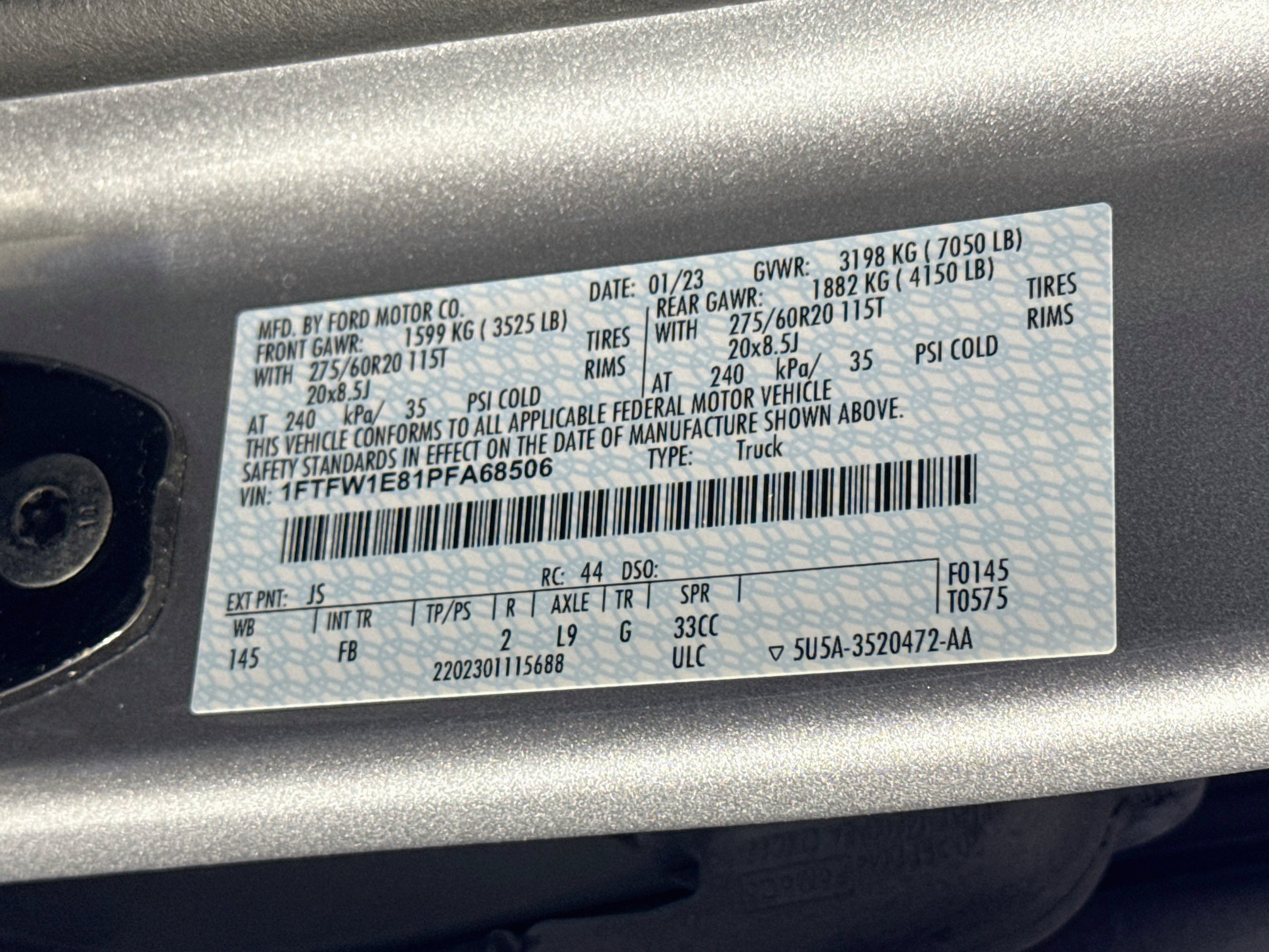 Certified 2023 Ford F150 XLT w/ Equipment Group 302A High AWD/4WD image 32