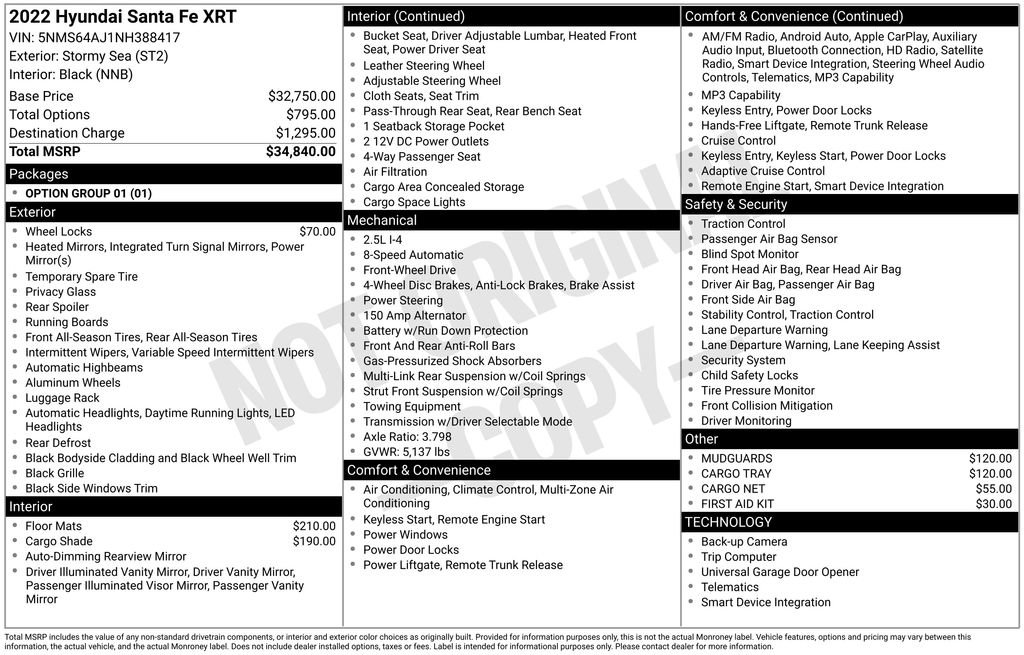 Used 2022 Hyundai Santa Fe XRT image 7