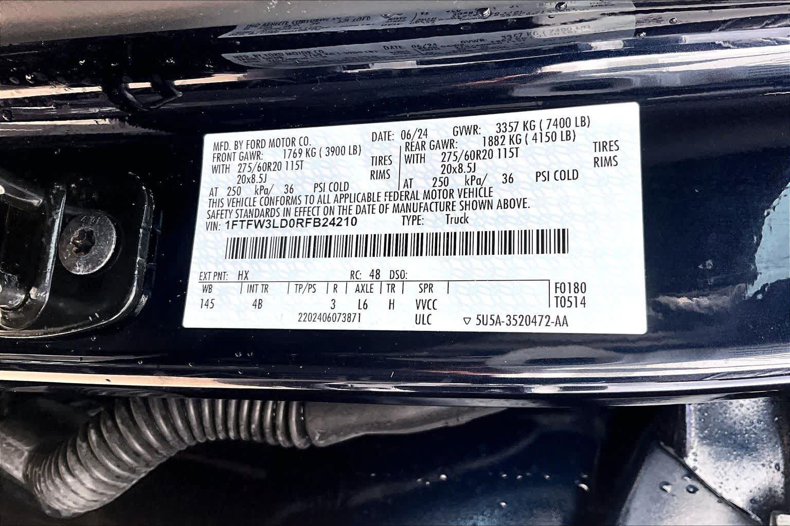 Certified 2024 Ford F150 XLT w/ Equipment Group 303A High AWD/4WD image 34