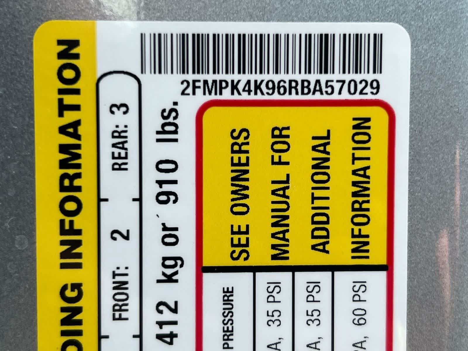 Certified 2024 Ford Edge Titanium w/ Equipment Group 301A AWD/4WD image 36