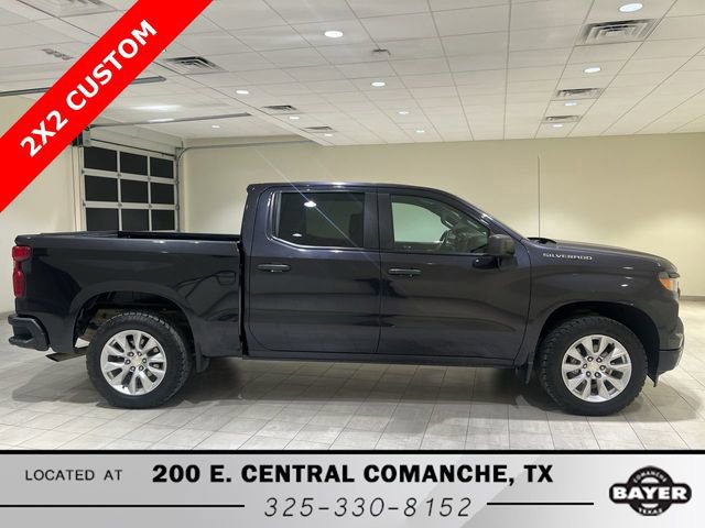 Used 2022 Chevrolet Silverado 1500 Custom w/ LPO, Dark Essentials Package image 2