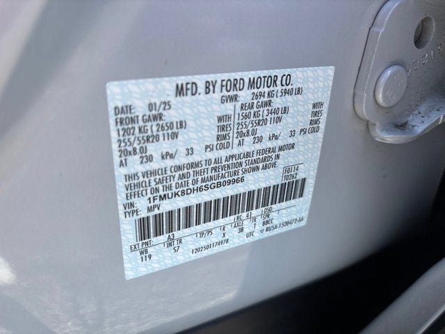 Certified 2025 Ford Explorer Active AWD/4WD image 20