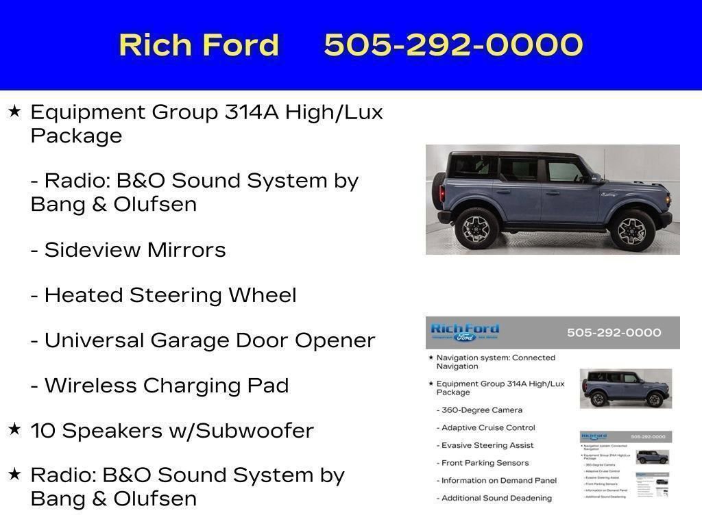 Certified 2024 Ford Bronco Outer Banks AWD/4WD image 35