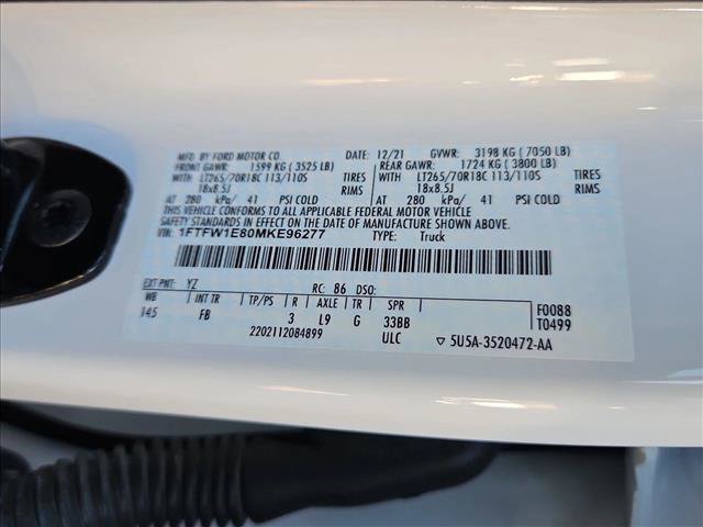 Certified 2021 Ford F150 XLT w/ Equipment Group 302A High AWD/4WD image 19