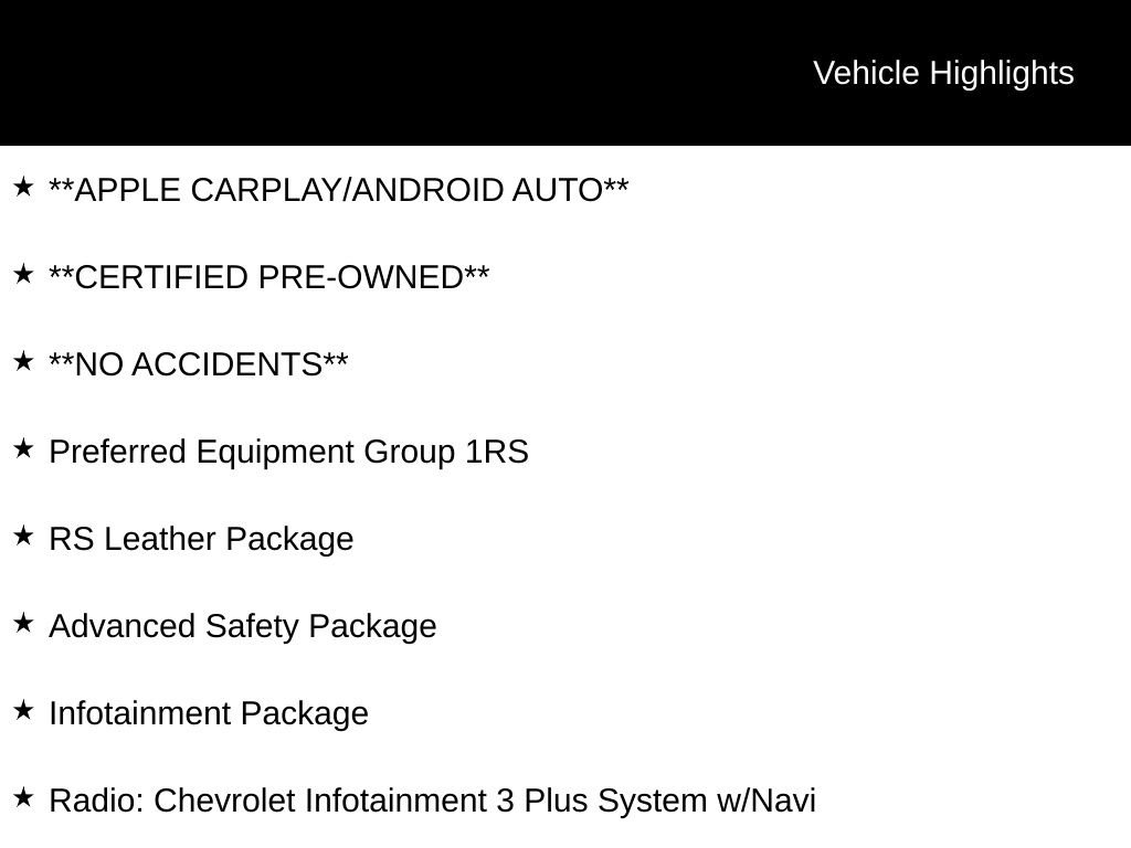 Used 2022 Chevrolet Equinox RS w/ RS Leather Package AWD/4WD image 10
