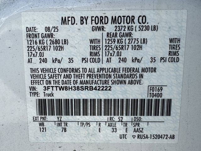 Certified 2025 Ford Maverick XLT FWD image 33